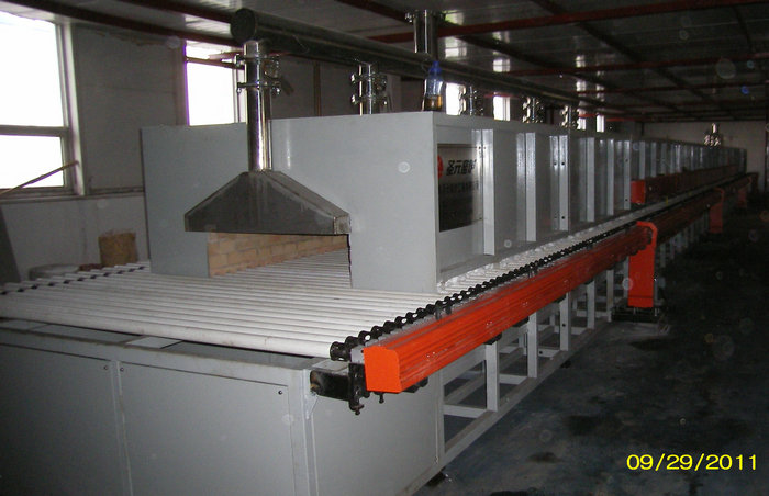 產(chǎn)品用途：特種陶瓷電熱輥道窯，規(guī)格：1.2米×32米電加熱